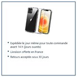 Expédition le jour même, livraison offerte, retours sous 30 jours – Coque Silicone Transparente Angles Renforces Pour iPhone