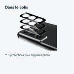 Contenu du colis – Verres Protection Camera Arriere X3 Pour Samsung Galaxy S22