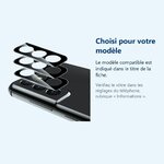 Accessoire ajusté au modèle exact – Verres Protection Camera Arriere X3 Pour Samsung Galaxy S22