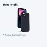 Contenu du colis – Coque Noir pour iPhone 13 Mini (5,4 pouces)