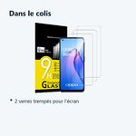 Contenu du colis – X3 Verres Trempes X3 Pour Oppo Reno 8 5G