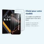 Accessoire ajusté au modèle exact – Verres Trempes X2 Pour iPhone 16 Pro Max