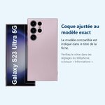 Accessoire ajusté au modèle exact – Coque Metal couleur Rose Pour Samsung Galaxy S23 Ultra 5G