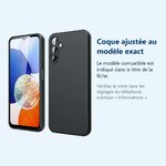 Accessoire ajusté au modèle exact – Coque Silicone Noir Pour Samsung Galaxy A14 4G / 5G