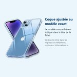 Accessoire ajusté au modèle exact – Coque Transparente pour iPhone 13 Mini (5,4 pouces)