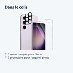 Contenu du colis – Verres Trempes et Protections Camera Arriere X2 Pour Samsung Galaxy S23