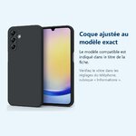Accessoire ajusté au modèle exact – Coque Pour Samsung Galaxy A25 5G Silicone Noir