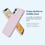 Accessoire ajusté au modèle exact – Coque Silicone Rose Pour iPhone 13 Pro Max