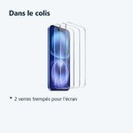 Contenu du colis – Verres Trempes X3 Pour iPhone 16