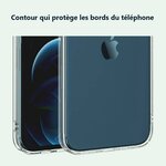 Contour qui protège les bords – Coque Silicone Transparent Pour iPhone 12 / iPhone 12 Pro
