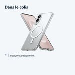 Contenu du colis – Coque Silicone Transparente Compatible Magsafe Pour Samsung Galaxy S25 Edge