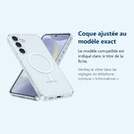 Accessoire ajusté au modèle exact – Coque Silicone Transparente Compatible Magsafe Pour Samsung Galaxy S26 Plus