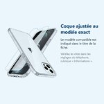 Accessoire ajusté au modèle exact – Coque Silicone Transparente + Verre Trempe Pour iPhone 13 Pro Max