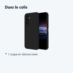 Contenu du colis – Coque Pour Samsung Galaxy A26 5G Silicone Noir