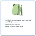Expédition le jour même, livraison offerte, retours sous 30 jours – Coque Silicone Pour iPhone 12 / iPhone 12 Pro Couleur Ver