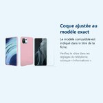 Accessoire ajusté au modèle exact – Coque Silicone Rose + Verre Trempe Pour Xiaomi Mi 11i