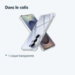 Contenu du colis – Coque Pour Samsung Galaxy S26 Ultra Silicone Transparente Angles Renforces