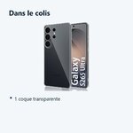Contenu du colis – Coque Silicone Transparente Pour Samsung Galaxy S26 Ultra