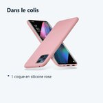 Contenu du colis – Coque Silicone Rose Pour Oppo Find X3 Pro
