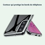 Contour qui protège les bords – Coque Silicone Transparente Pour Samsung Galaxy S21 Plus 5G