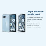 Accessoire ajusté au modèle exact – Coque Silicone Transparente + Verre Trempe Pour Google Pixel 7a