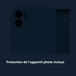 Protection de lappareil photo – Coque Silicone Pour iPhone 12 / iPhone 12 Pro Couleur Bleu Protection Objectif Appareil Phot