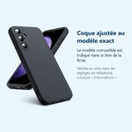 Accessoire ajusté au modèle exact – Coque Pour Samsung Galaxy S23 FE Silicone Noir