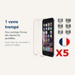 Verre trempé pour protéger lécran – X5 Verre Trempé iPhone 6 / 6S Film Protection en Verre trempé écran Protecteur Vitre Dur