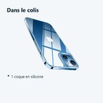 Contenu du colis – Coque Silicone Transparent Pour iPhone 13