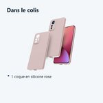 Contenu du colis – Coque Silicone Couleur Rose Pour Xiaomi 12 Lite