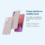 Accessoire ajusté au modèle exact – Coque Silicone Couleur Rose Pour Xiaomi 12 Lite