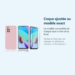 Accessoire ajusté au modèle exact – Coque Silicone Rose + Verre Trempe Pour Xiaomi Redmi 10