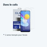 Contenu du colis – Verres Trempes X2 Pour Vivo Y21s Y21 Y33s