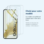 Accessoire ajusté au modèle exact – Verres Trempes X3 Pour Samsung Galaxy S22 Plus 5G