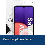 Vue de détail – Verres Trempes X2 Pour Samsung A22 4G