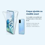 Accessoire ajusté au modèle exact – Coque Silicone 360 pour Samsung S20 Plus Etui de Protection integrale