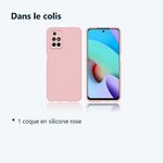 Contenu du colis – Coque Silicone Rose Pour Xiaomi Redmi 10
