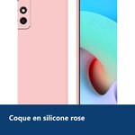 Vue de détail – Coque Silicone Rose Pour Xiaomi Redmi 10