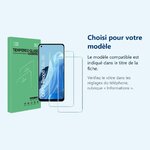 Accessoire ajusté au modèle exact – X2 Verres Trempes Pour Oppo Reno 8 Lite 5G