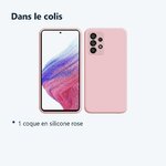 Contenu du colis – Coque Silicone Rose Pour Samsung A53 5G