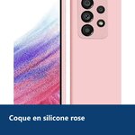 Vue de détail – Coque Silicone Rose Pour Samsung A53 5G