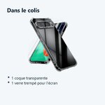 Contenu du colis – Coque Silicone Transparente Angles Renforces + Verre Trempe Pour Google Pixel 10