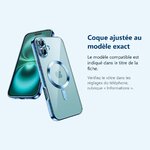 Accessoire ajusté au modèle exact – Coque Silicone Pour iPhone 16 Couleur Bleu Compatible Magsafe