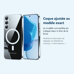 Accessoire ajusté au modèle exact – Coque Silicone Transparente Compatible Magsafe Pour Samsung Galaxy A56