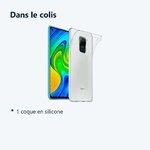 Contenu du colis – Coque Silicone pour Xiaomi Redmi Note 9