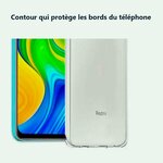 Contour qui protège les bords – Coque Silicone pour Xiaomi Redmi Note 9