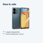 Contenu du colis – Coque Silicone Transparente + Verre Trempe Pour Xiaomi Redmi 13C / Poco C65