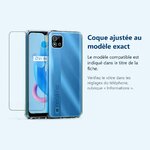 Accessoire ajusté au modèle exact – Coque Silicone Transparente + Verre Trempe Pour Realme C11 2021