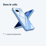 Contenu du colis – Coque Pour Google Pixel 8a Silicone Transparente Angles Renforces