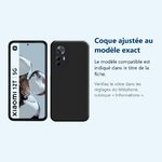 Accessoire ajusté au modèle exact – Coque Silicone Couleur Noire Pour Xiaomi 12T 5G